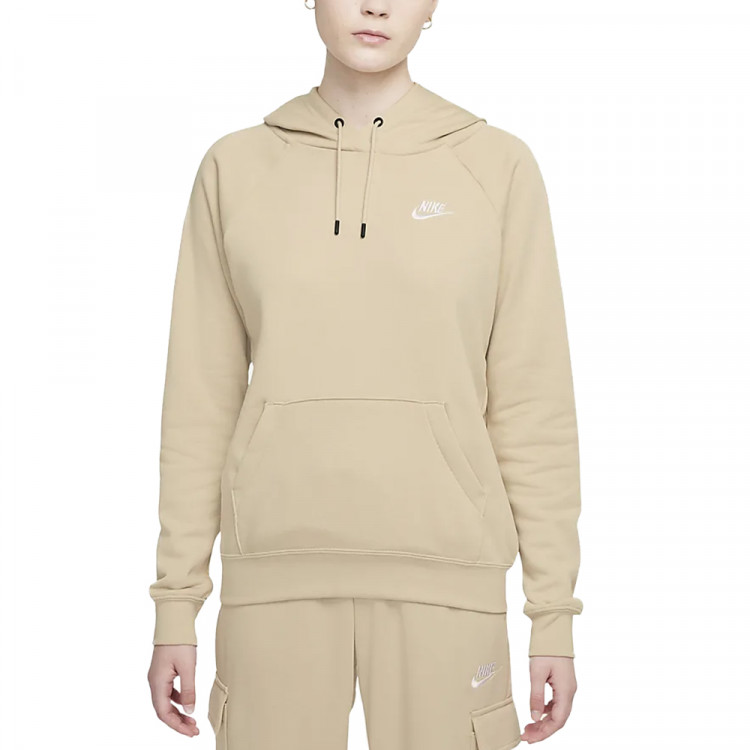Толстовка женская Nike Nsw Essential Sweatshirt бежевая BV4124-206 изображение 1