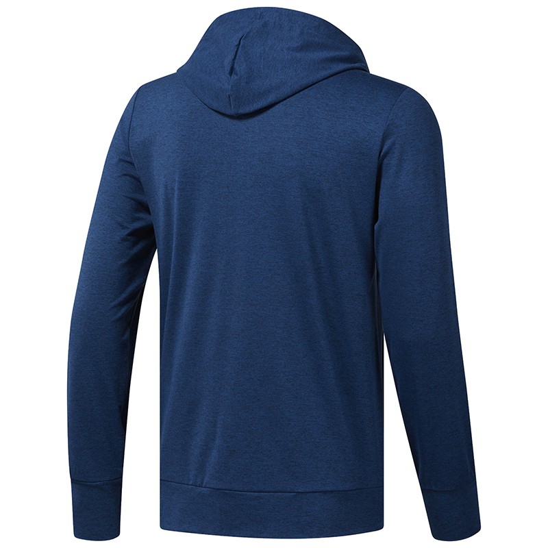 Толстовка мужская Reebok SpeedWick Fz синяя D93734 — фото 4 — Sport City Толстовка мужская Reebok SpeedWick Fz синяя D93734 — фото 4