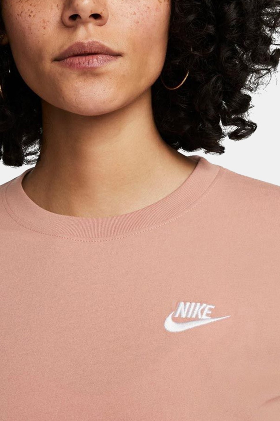 Футболка жіноча Nike W Nsw Club Tee рожева DN2393-609 — фото 4
