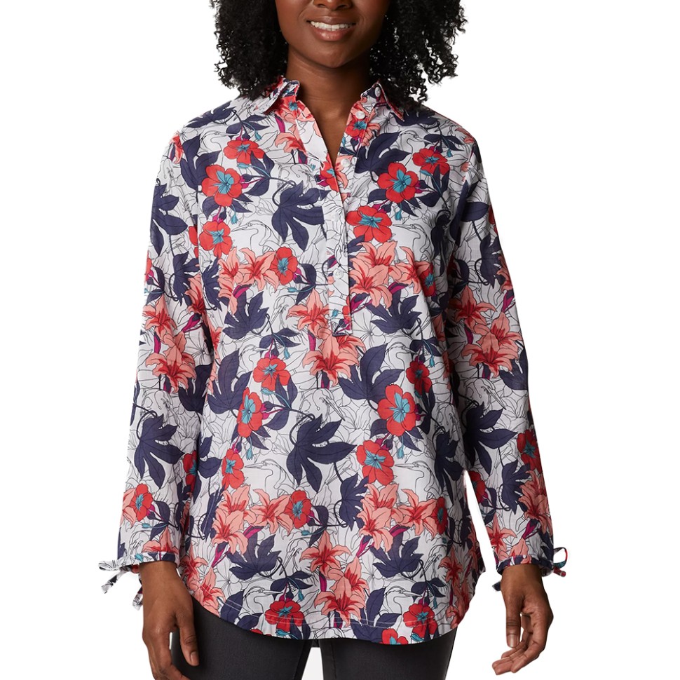 Сорочка жіноча Columbia Camp Henry ™ III SS Shirt  біла 1933421-101 — фото 1
