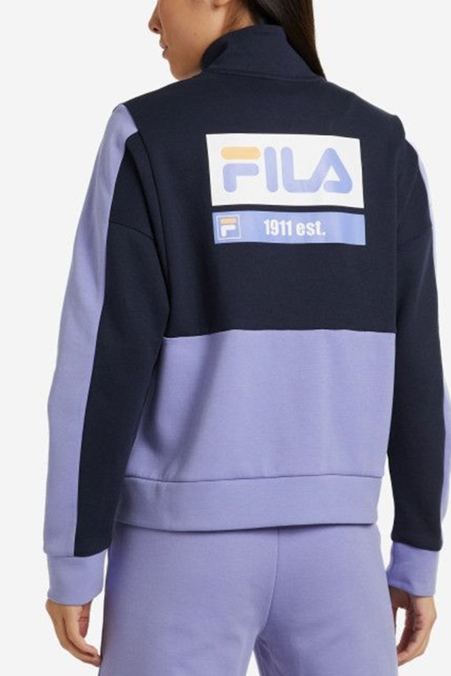 Толстовка жіноча Fila  темно-синя 115823-Z4 изображение 3