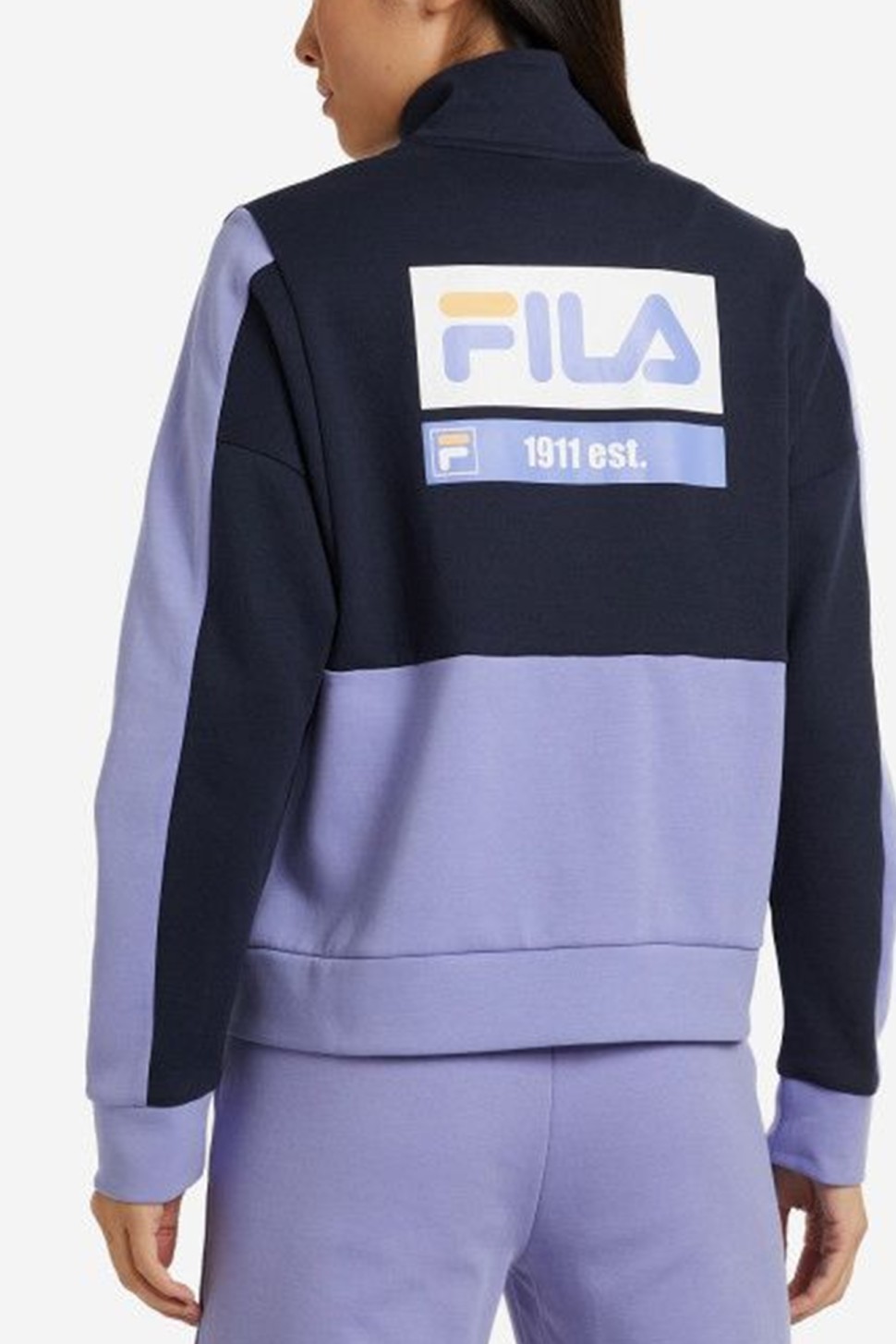 Толстовка жіноча Fila  темно-синя 115823-Z4 — фото 3