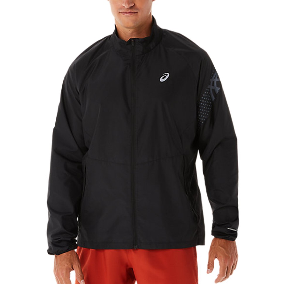 Ветровка мужская Asics ICON JACKET черная 2011C733-001 изображение 1
