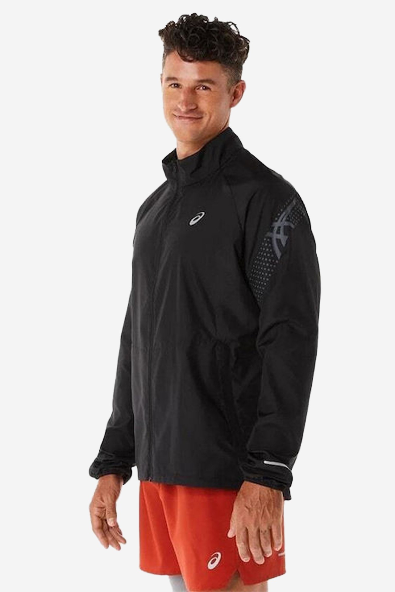 Ветровка мужская Asics ICON JACKET черная 2011C733-001 изображение 2