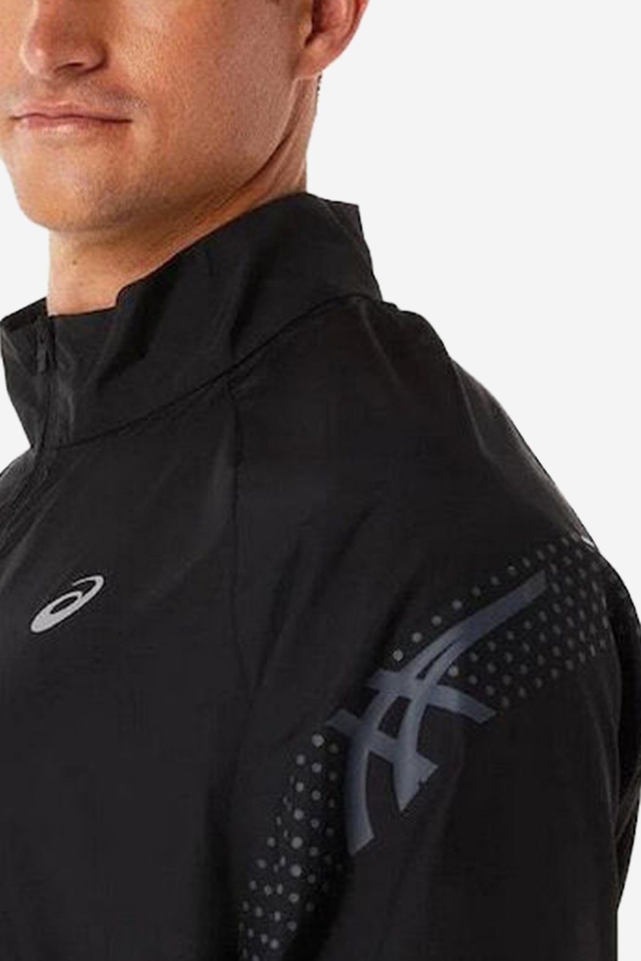 Ветровка мужская Asics ICON JACKET черная 2011C733-001 изображение 4