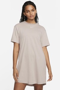 Сукня жіноча Nike W NSW ESSNTL SS DRESS TSHRT бежева DV7882-272 изображение 2