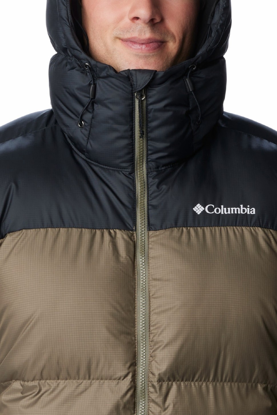 Куртка чоловіча Columbia Puffect™ Hooded Jacket хакі 2008414-397 — фото 3