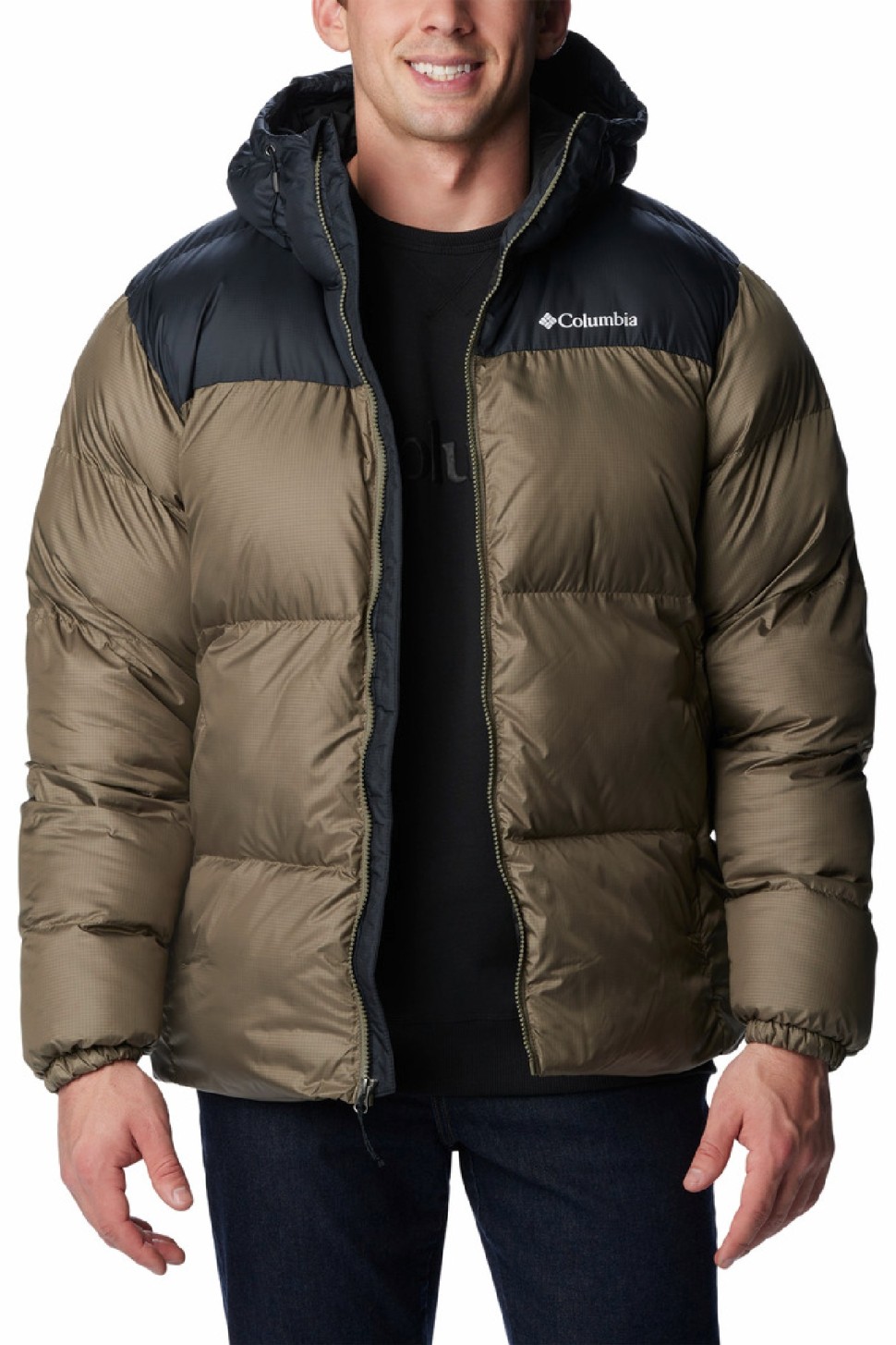 Куртка чоловіча Columbia Puffect™ Hooded Jacket хакі 2008414-397 — фото 5