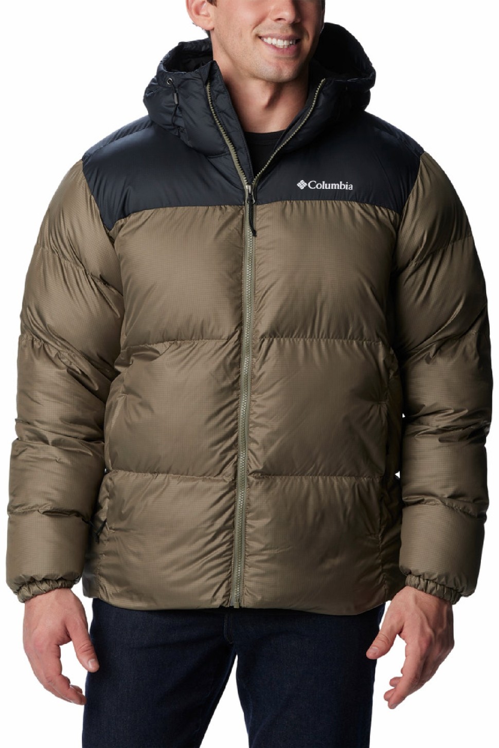 Куртка чоловіча Columbia Puffect™ Hooded Jacket хакі 2008414-397 — фото 7