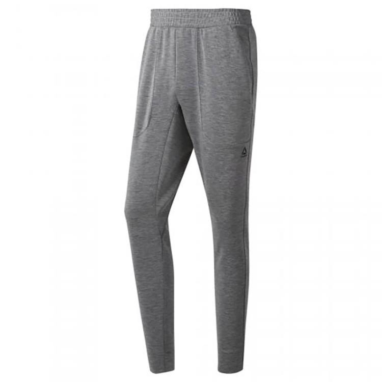 Брюки мужские Reebok WORKOUT MELANGE DOUBLEKNIT серые DU2205 изображение 1