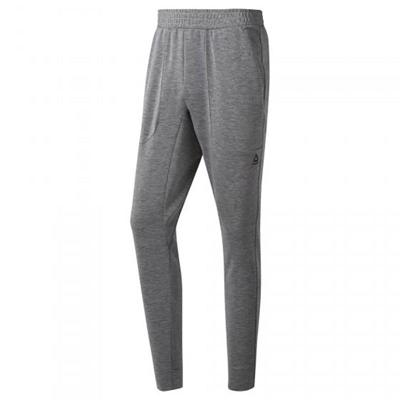 Брюки мужские Reebok WORKOUT MELANGE DOUBLEKNIT серые DU2205 изображение 1