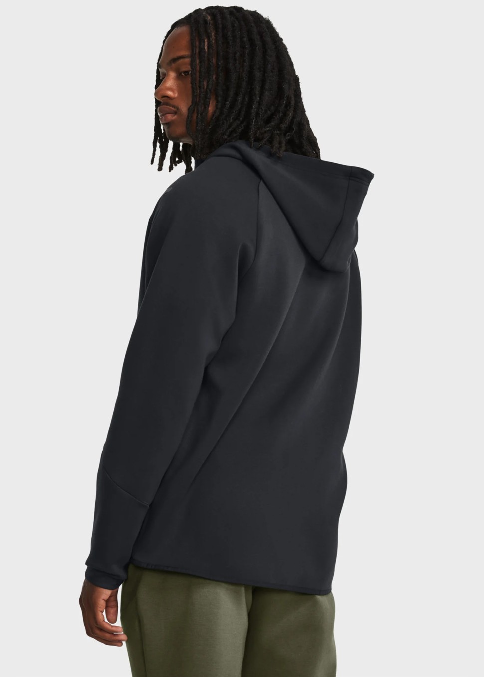 Толстовка чоловіча Under Armour UA Unstoppable Flc FZ сіра 1379806-001   — фото 4