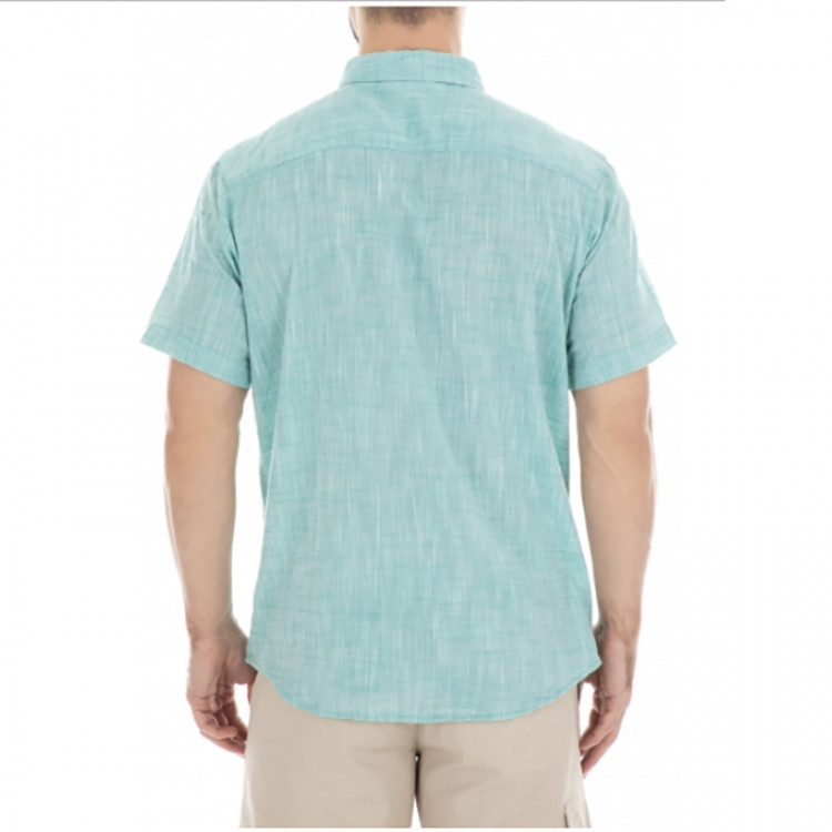 Рубашка мужская Columbia Under Exposure™ YD Short Sleeve Shirt голубая 1715221-344 изображение 2