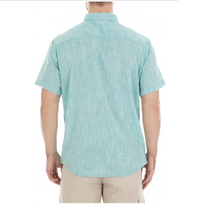 Сорочка чоловіча Columbia Under Exposure ™ YD Short Sleeve Shir блакитна 1715221-344 — фото 2