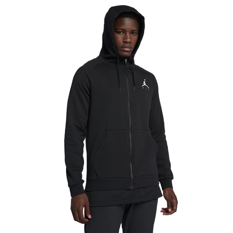 Толстовка мужская Nike M J JUMPMAN FLEECE FZ черная 939998-010 изображение 2