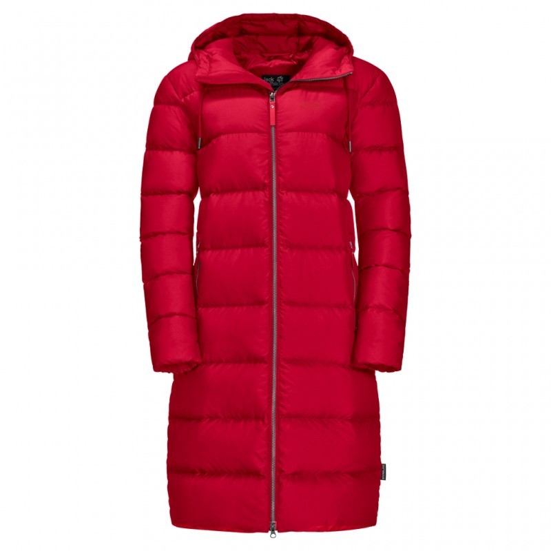 Куртка пуховая женская Jack Wolfskin розовая 1204131-2505 изображение 1