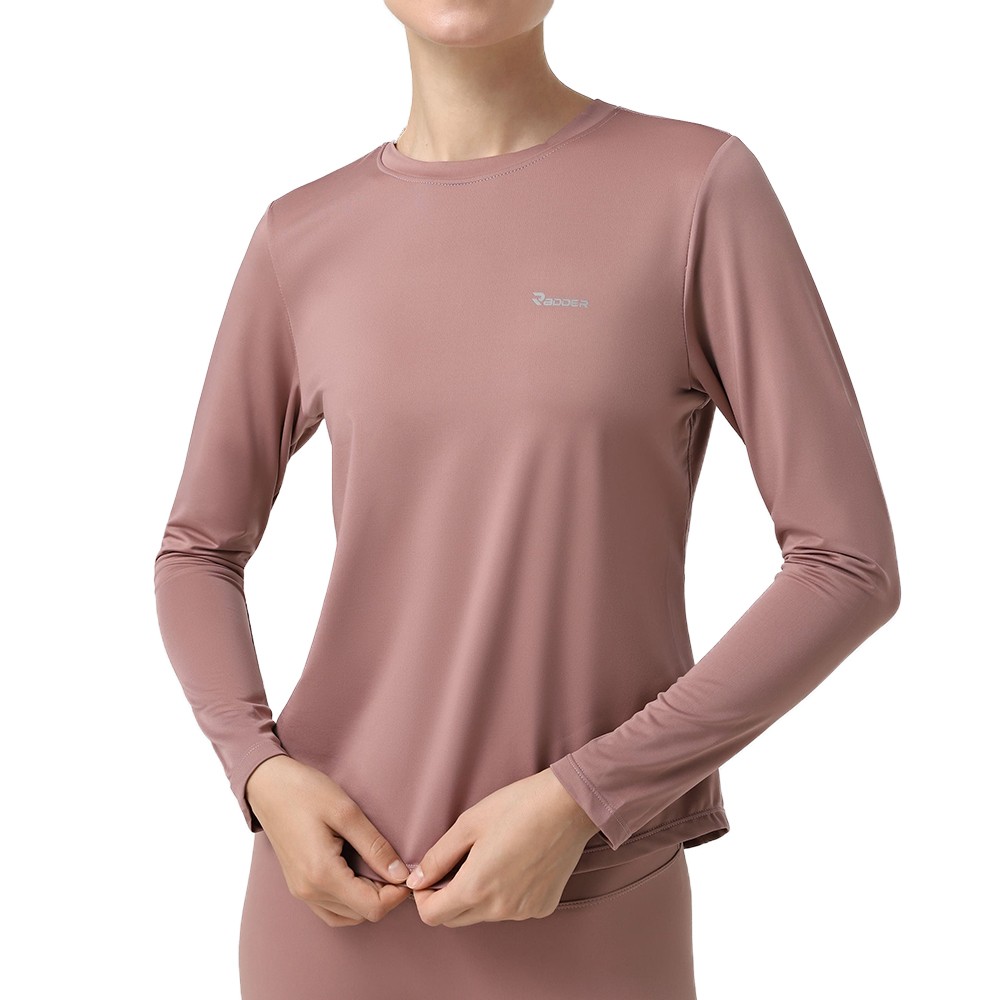 Футболка с длинным рукавом женская Radder Malury розовая 152505-600