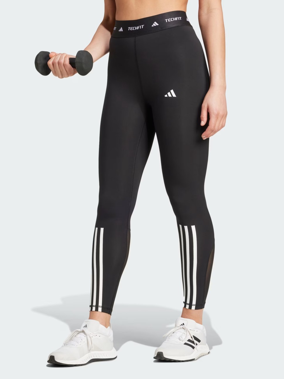 Легінси жіночі Adidas TF 3S 7/8 L чорні IT2272 — фото 2