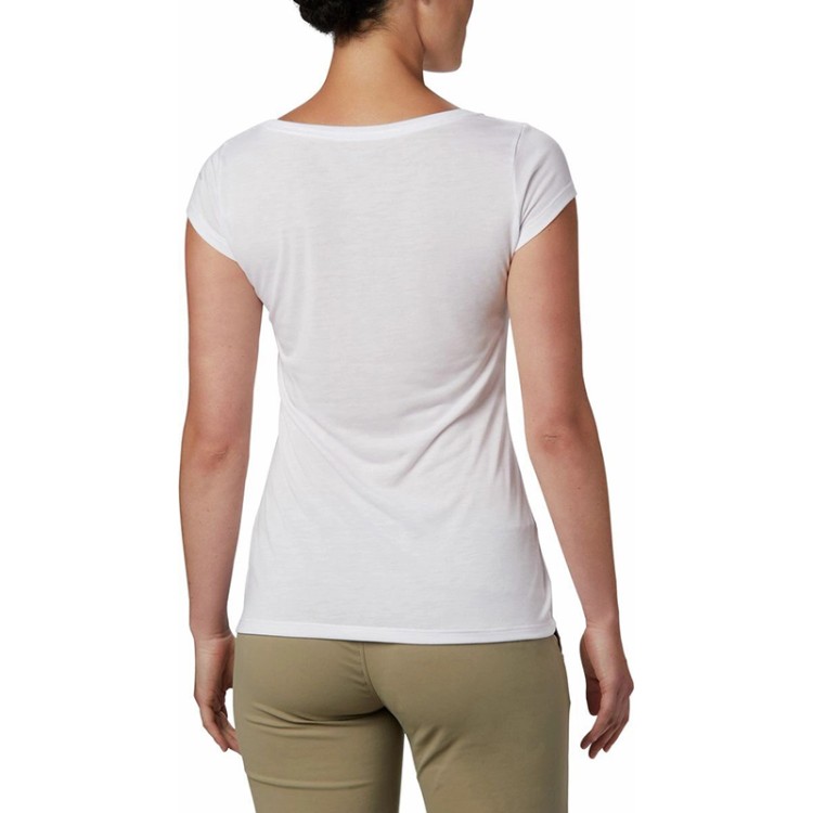 Футболка жіноча Columbia Shady Grove SS Tee біла 1885991-100 изображение 1