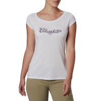 Футболка жіноча Columbia Shady Grove SS Tee біла 1885991-100 изображение 2