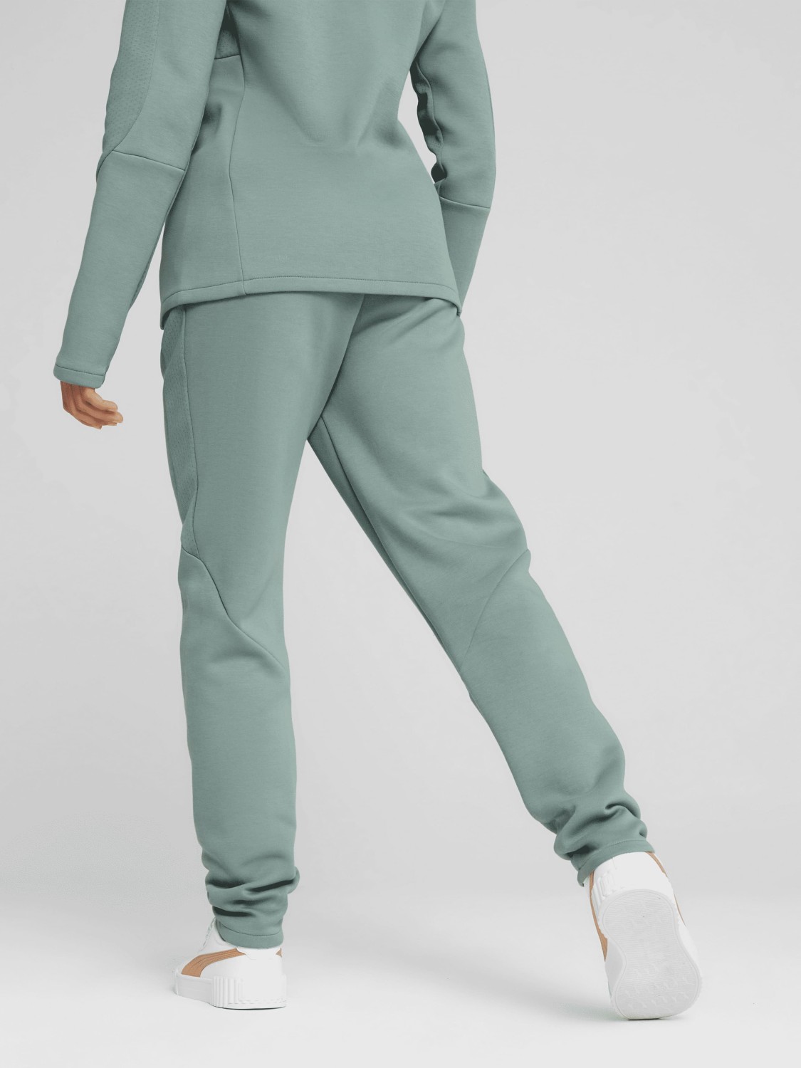 Брюки женские Puma EVOSTRIPE Sweatpants зеленые 68505130 изображение 4
