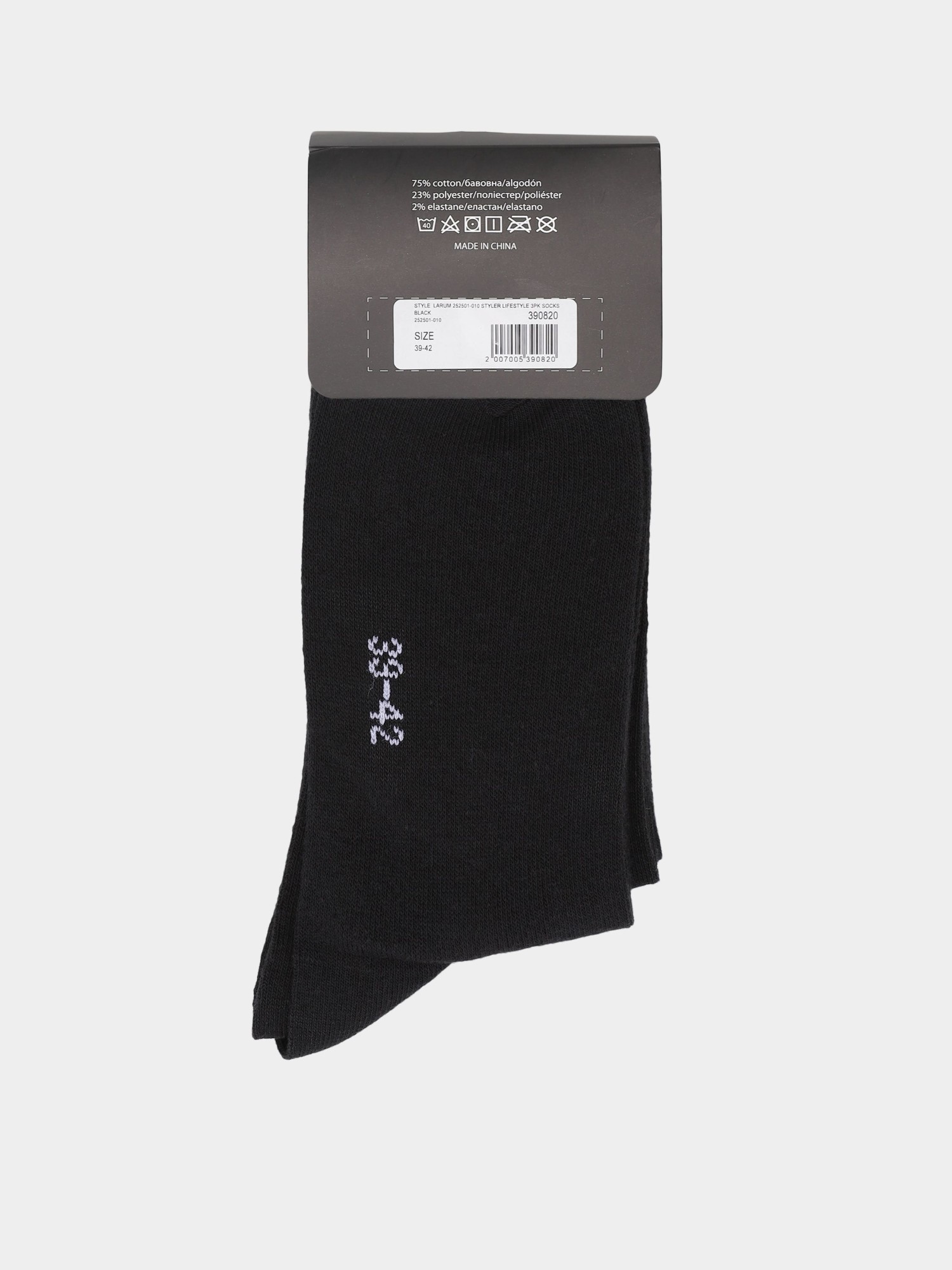 Носки Larum Styler черные 252501-010 изображение 2