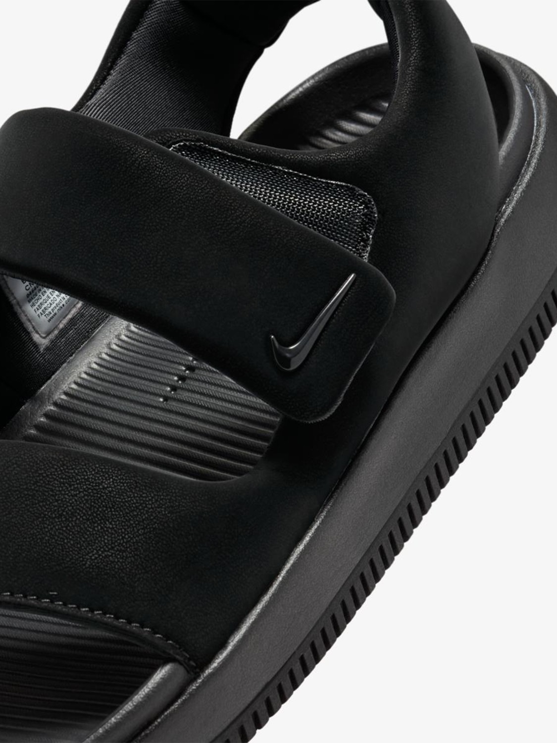 Сандалии женские Nike W NIKE CALM SANDAL черные FJ6043-001 изображение 6