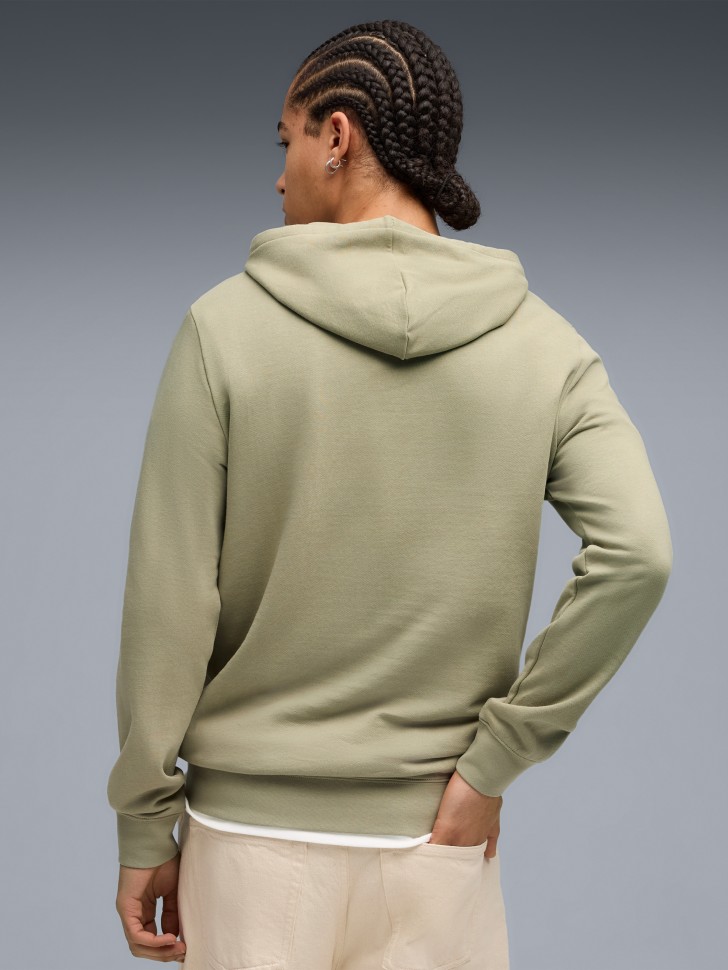 Толстовка чоловіча Puma ESS ELEVATED Hoodie оливкова 68472882 изображение 3