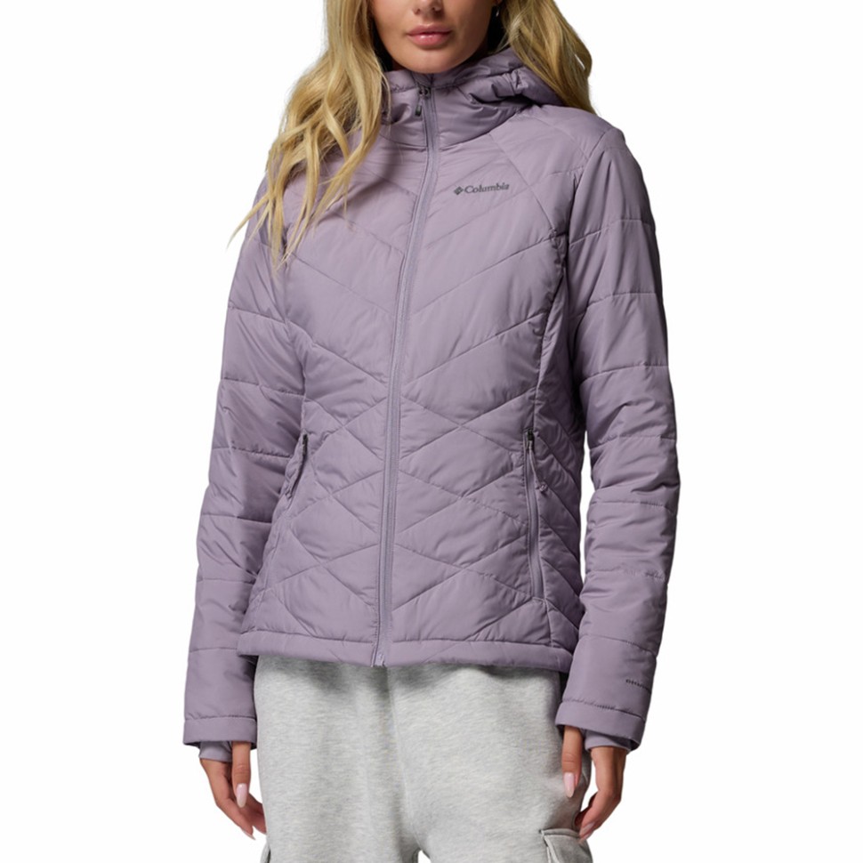 Куртка жіноча Columbia Heavenly™ Hooded Jacket бузкова 1738151-554 — фото 1