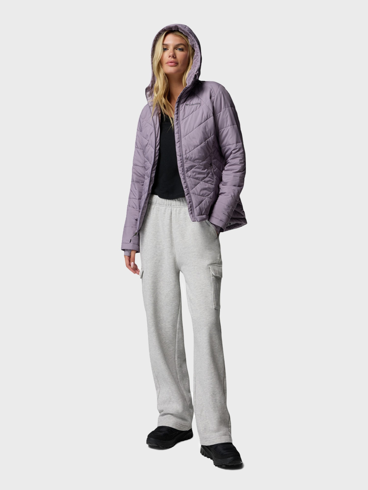 Куртка женская Columbia Heavenly™ Hooded Jacket сиреневая 1738151-554 изображение 2