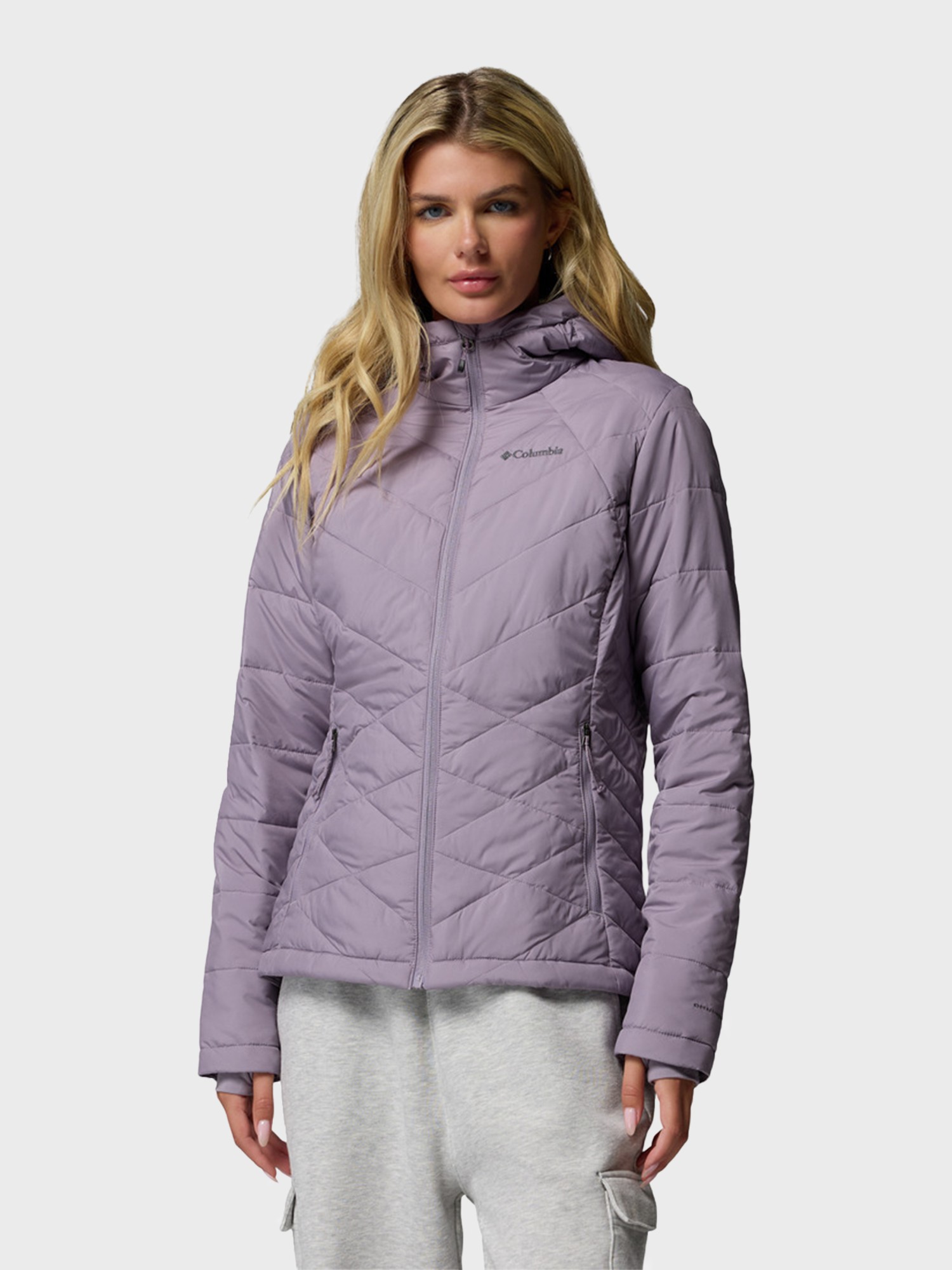 Куртка женская Columbia Heavenly™ Hooded Jacket сиреневая 1738151-554 изображение 3