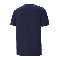 Футболка мужская Puma Ess Logo Tee синяя 58666606 изображение 2