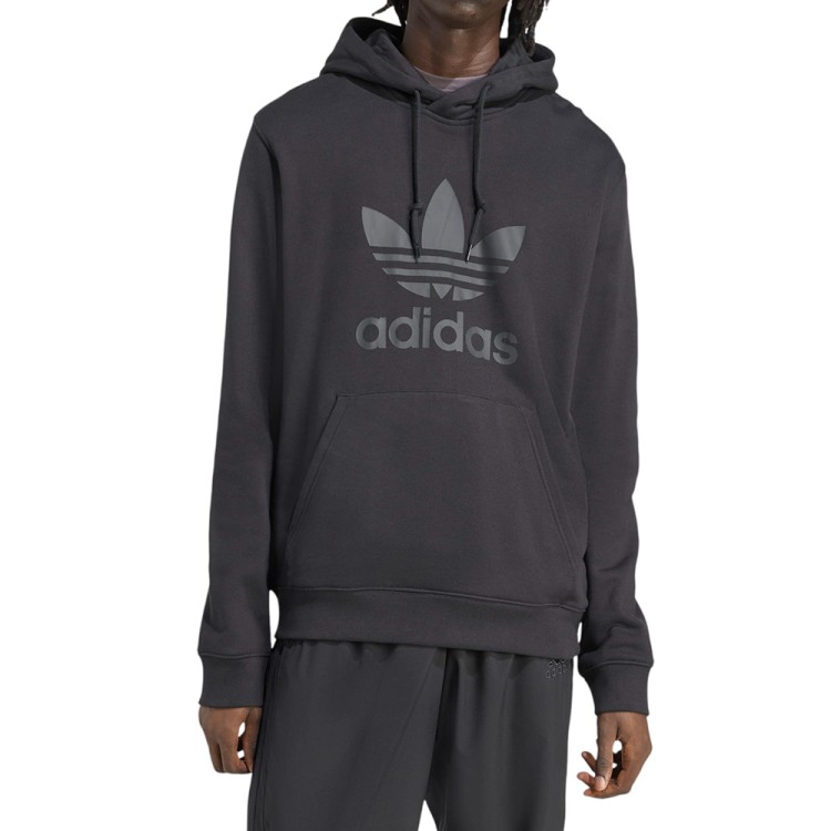Толстовка мужская Adidas TREFOIL HOODY черная JY3766