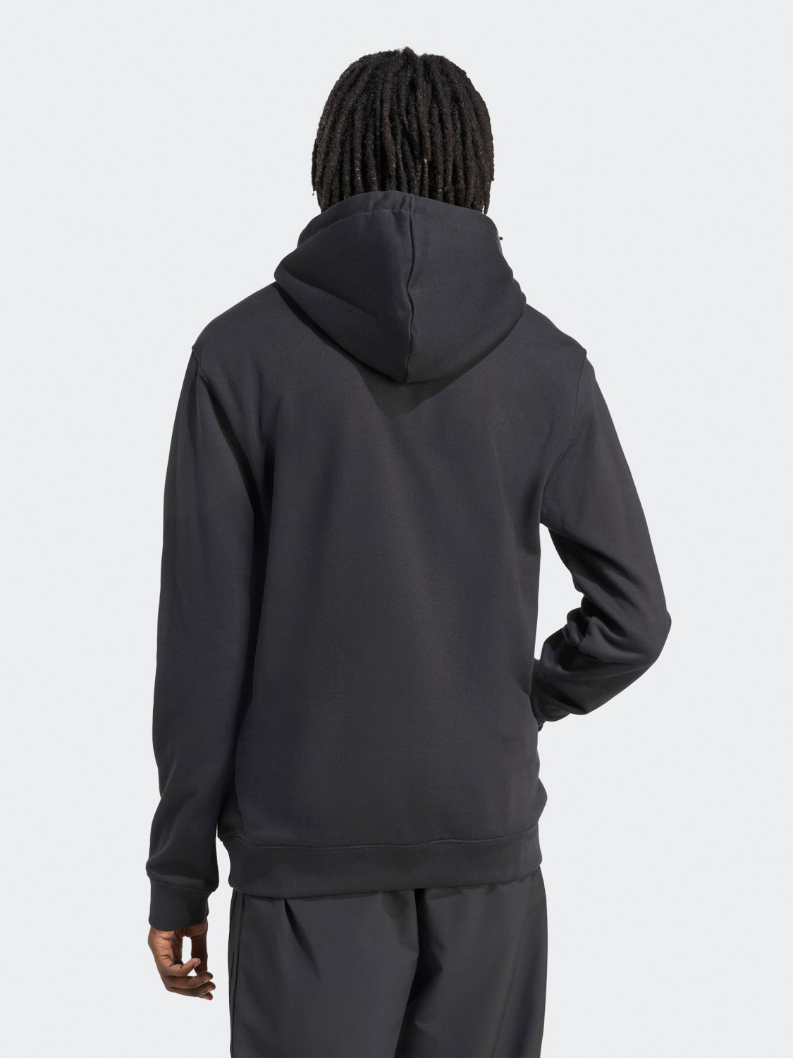 Толстовка чоловіча Adidas TREFOIL HOODY чорна JY3766 изображение 3