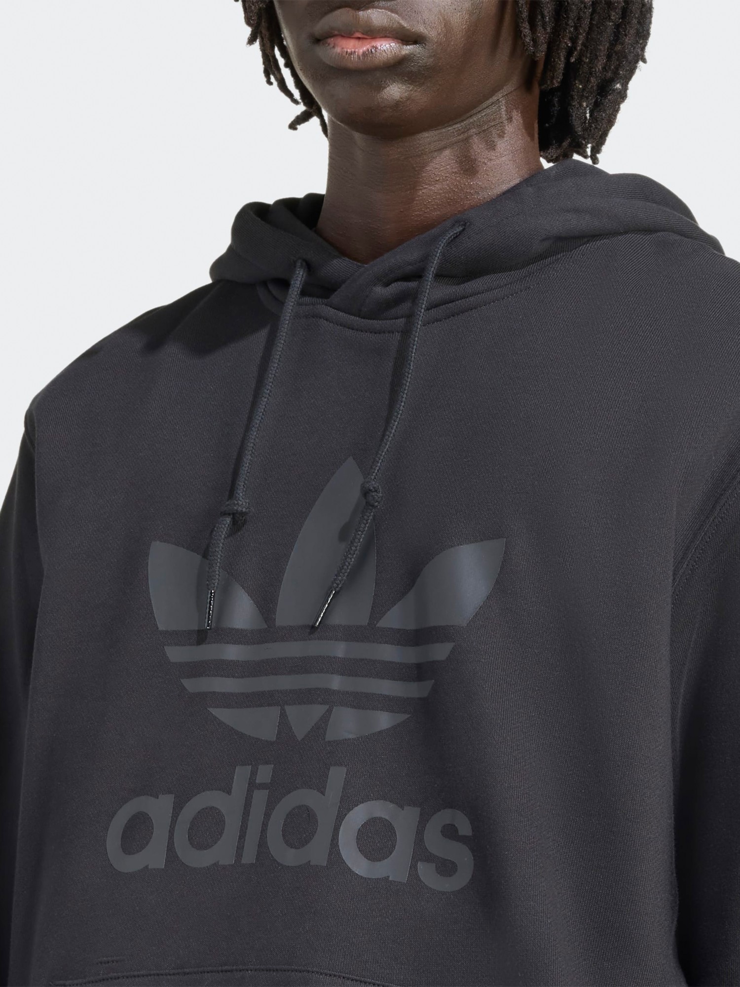 Толстовка чоловіча Adidas TREFOIL HOODY чорна JY3766 изображение 6