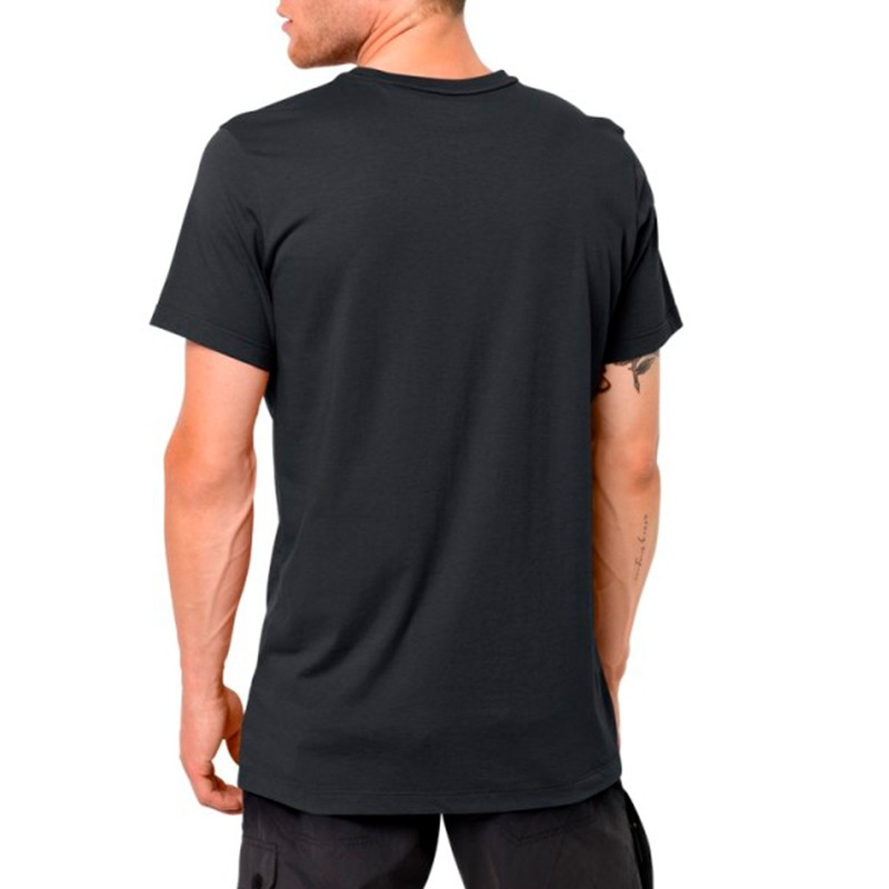 Футболка мужская Jack Wolfskin Brand Logo T M темно-серая 1807261-6350 изображение 2