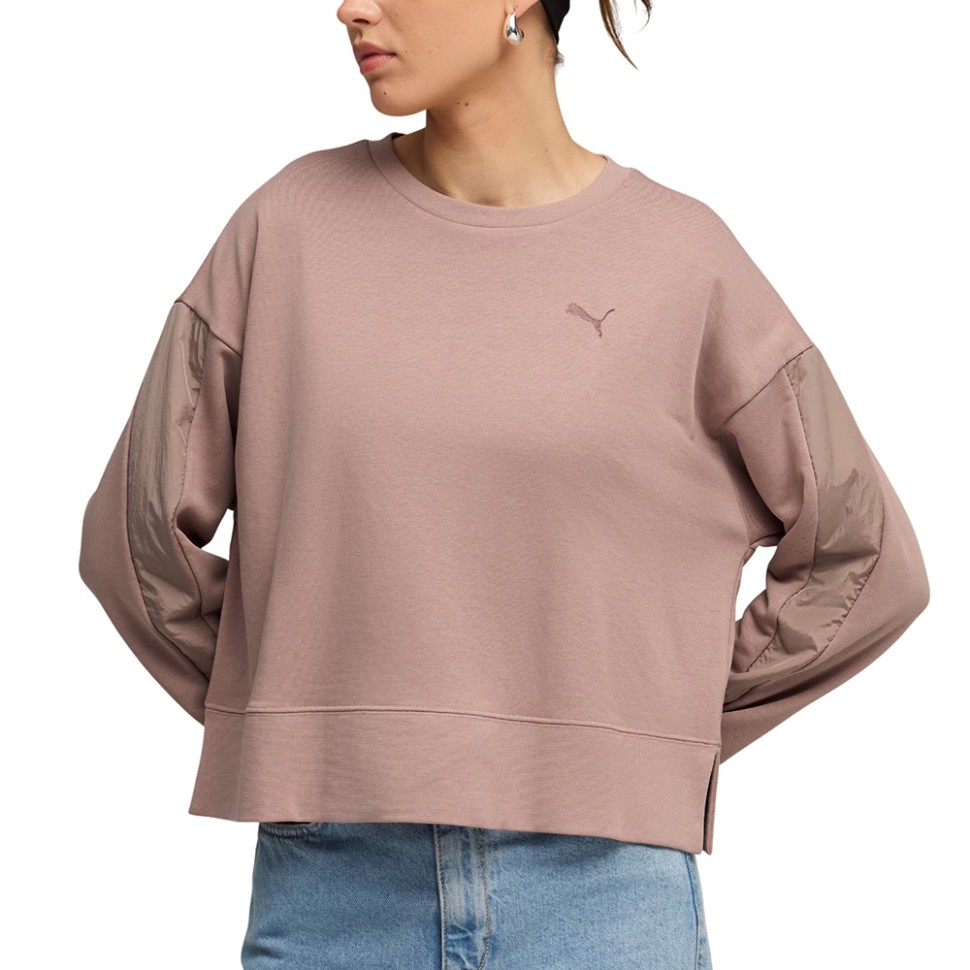 Толстовка женская Puma HER Relaxed Crew TR мокко 69188588 — Sport City Толстовка женская Puma HER Relaxed Crew TR мокко 69188588
