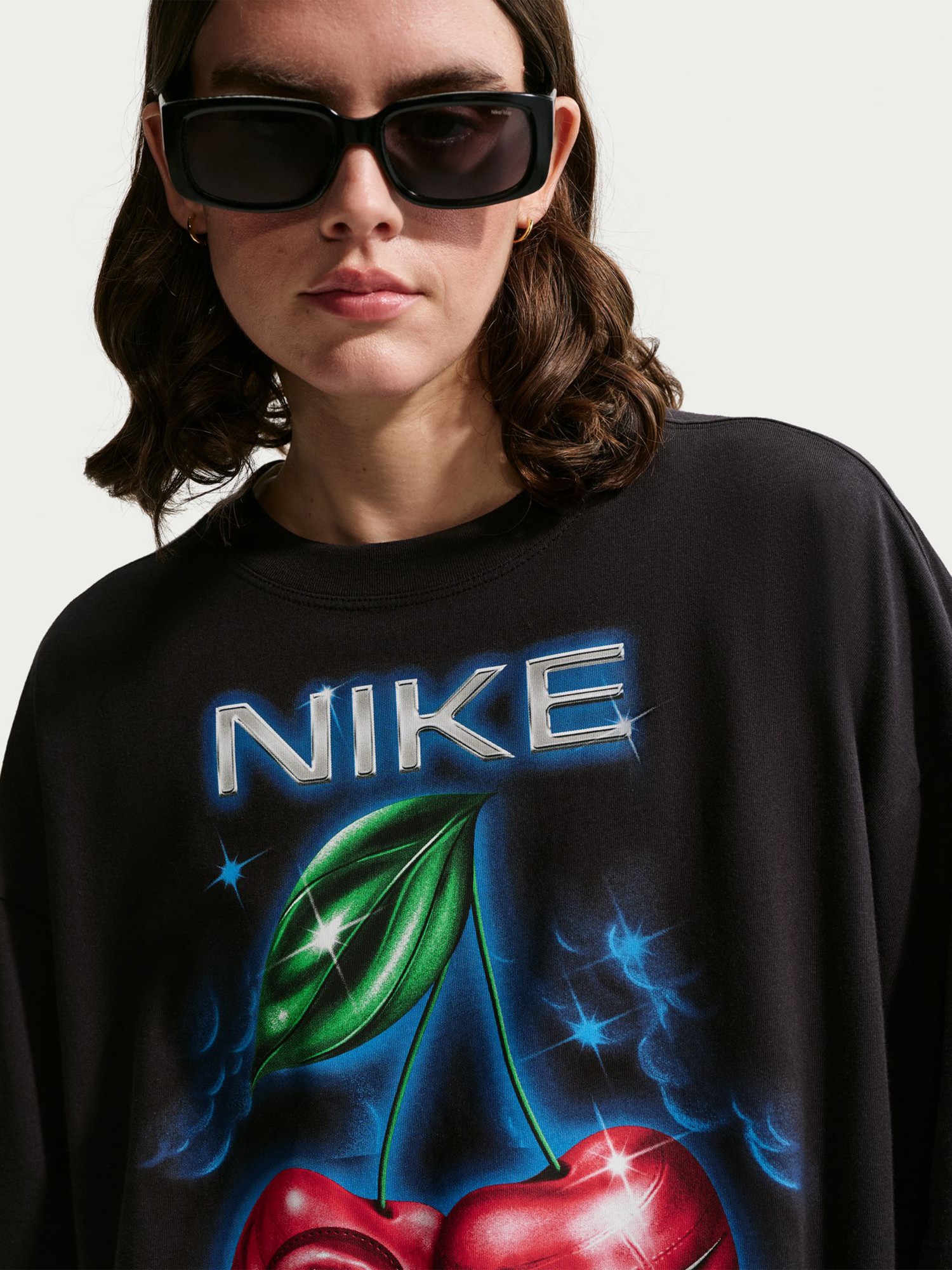 Футболка женская Nike W NSW CLASSIC OS ST6 TEE черная IR7836-010 изображение 6