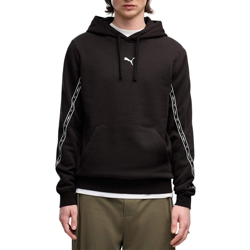 Толстовка мужская Puma ESS TAPE Hoodie FL черная 69433901