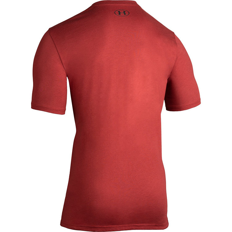 Футболка мужская Under Armour SPORTSTYLE LEFT CHEST SS красная 1326799-615 изображение 2