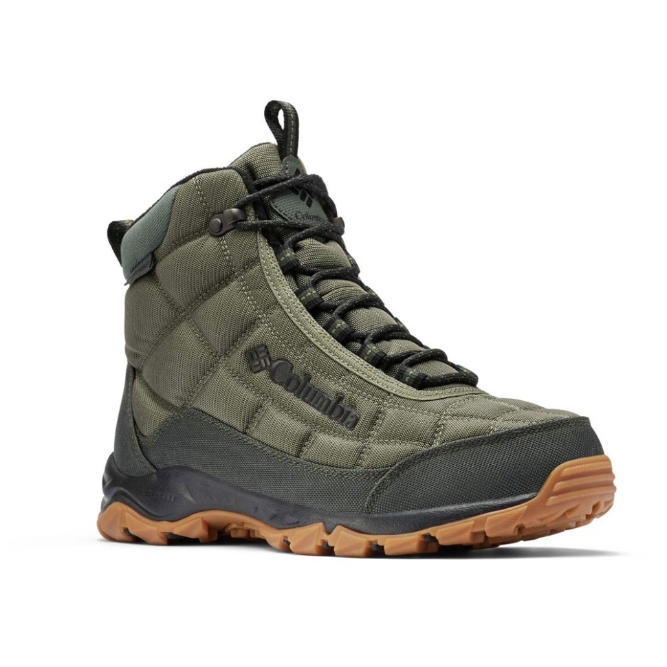 Ботинки мужские утепленные Columbia FIRECAMP™ BOOT зеленые 1672881-397 изображение 4