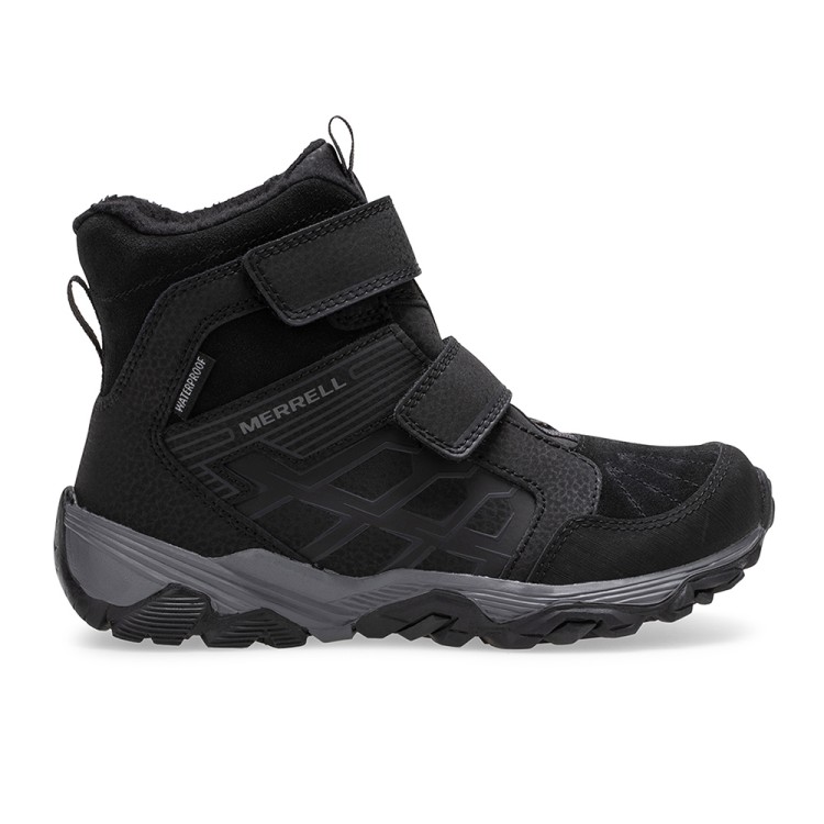 Ботинки для мальчика Merrell M-Moab Fst Polar Mid 2V Wtrpf черные MK264164-. изображение 1