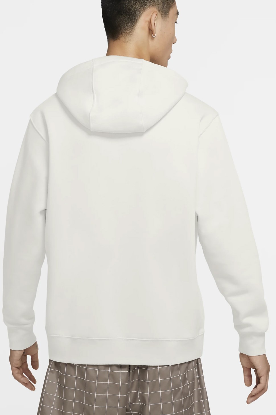 Толстовка чоловіча Nike Sportswear Club Fleece Pullover Hoodie біла BV2654-072 — фото 3