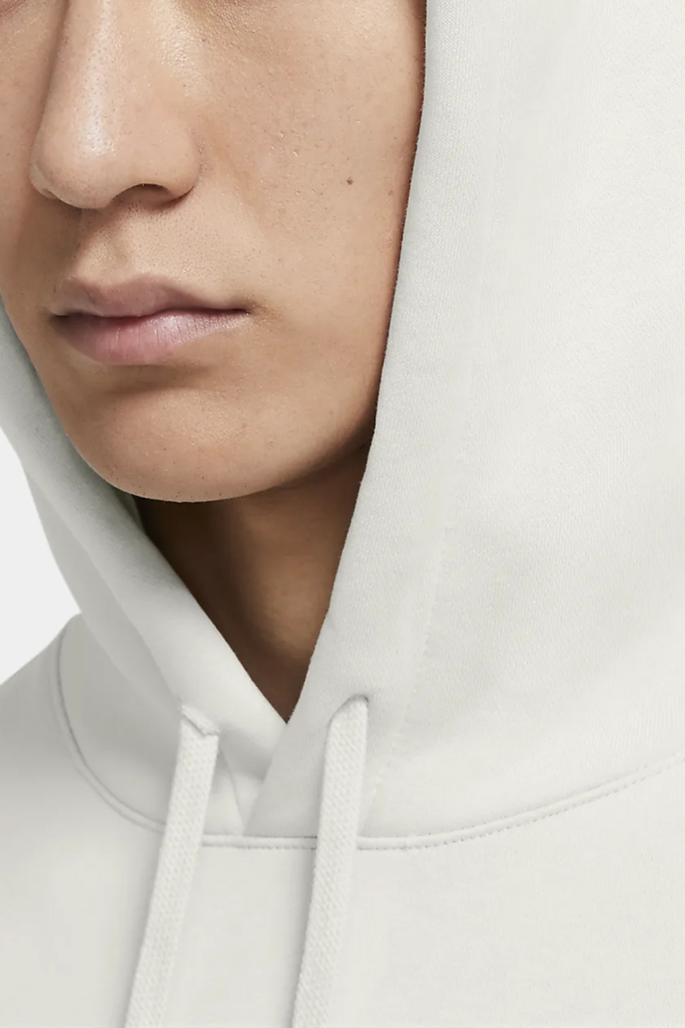 Толстовка чоловіча Nike Sportswear Club Fleece Pullover Hoodie біла BV2654-072 — фото 4