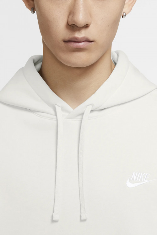Толстовка мужская Nike Sportswear Club Fleece Pullover Hoodie белая BV2654-072 изображение 5