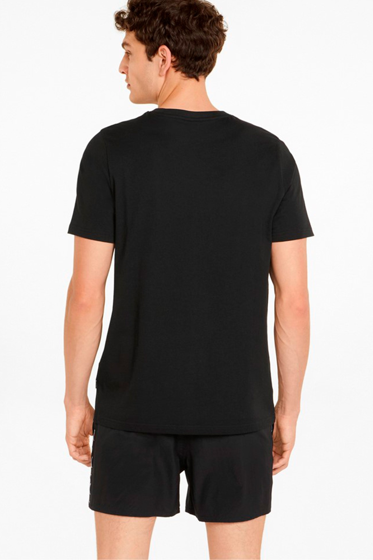 Футболка мужская Puma Ess+ Tape Tee черная 84738201 изображение 4