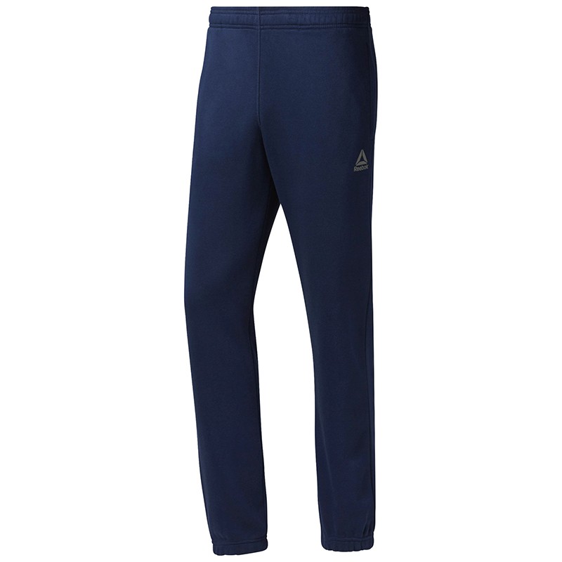 Брюки мужские Reebok Training Essentials Fleece Closed Cuff синие D94221