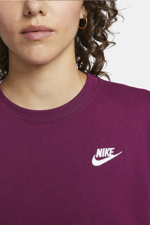 Футболка женская Nike W Nsw Club Tee фиолетовая DN2393-610 изображение 4