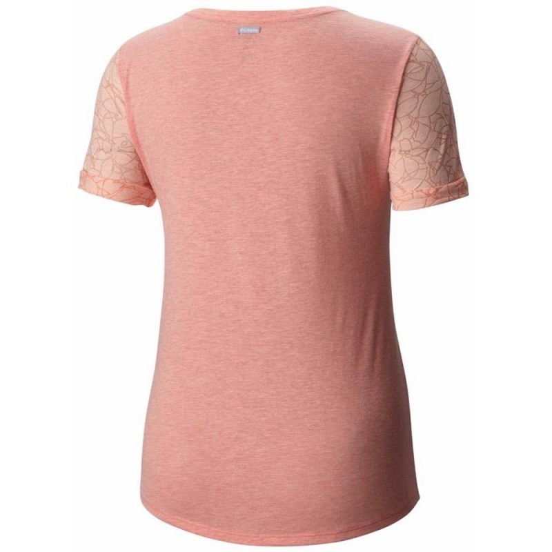Футболка женская Columbia SANDY RIVER TEE оранжевая 1712031-867 изображение 2