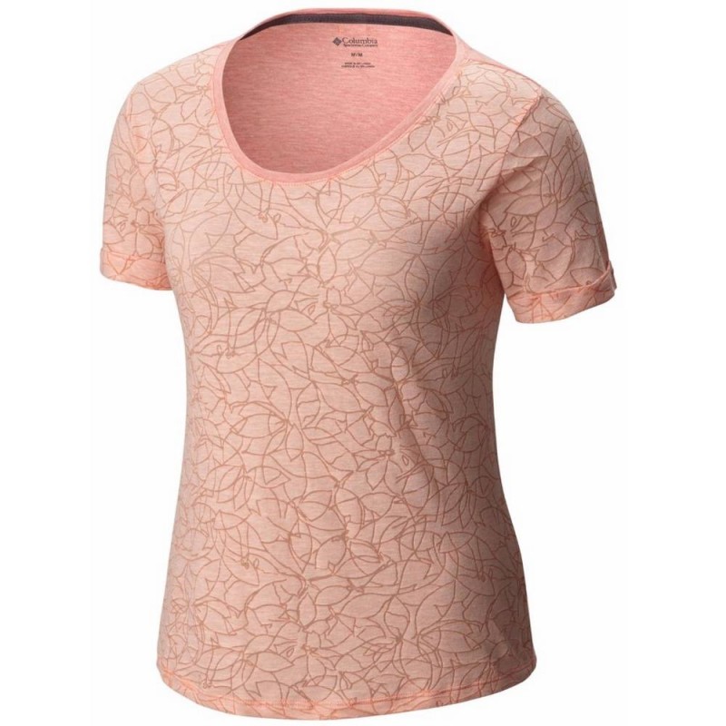 Футболка женская Columbia SANDY RIVER TEE оранжевая 1712031-867 — Sport City Футболка женская Columbia SANDY RIVER TEE оранжевая 1712031-867